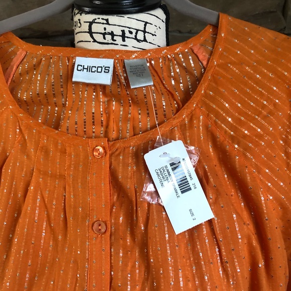 Blouse NWT Chico's size 2 - Picture 2 of 2